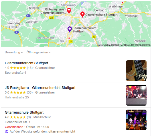 Gitarrenlehrer Stuttgart