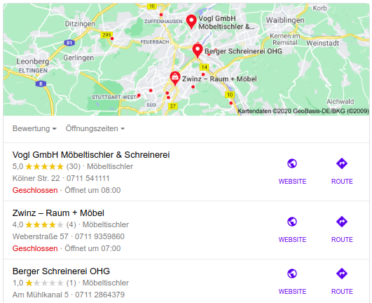 Schreinerei Handwerk Stuttgart